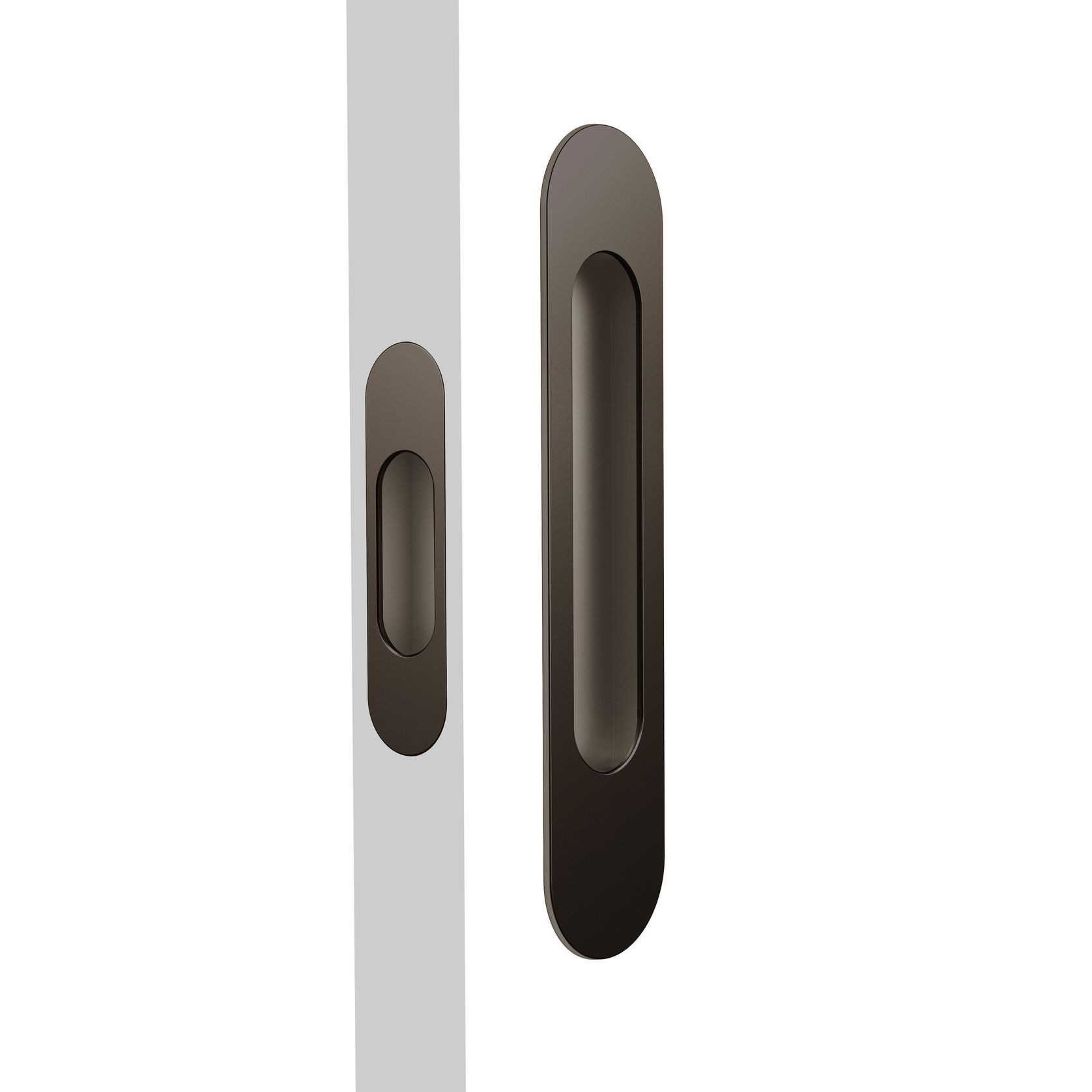 Mardeco Oval M-Series 9008 Flush Pull Set gallery detail image