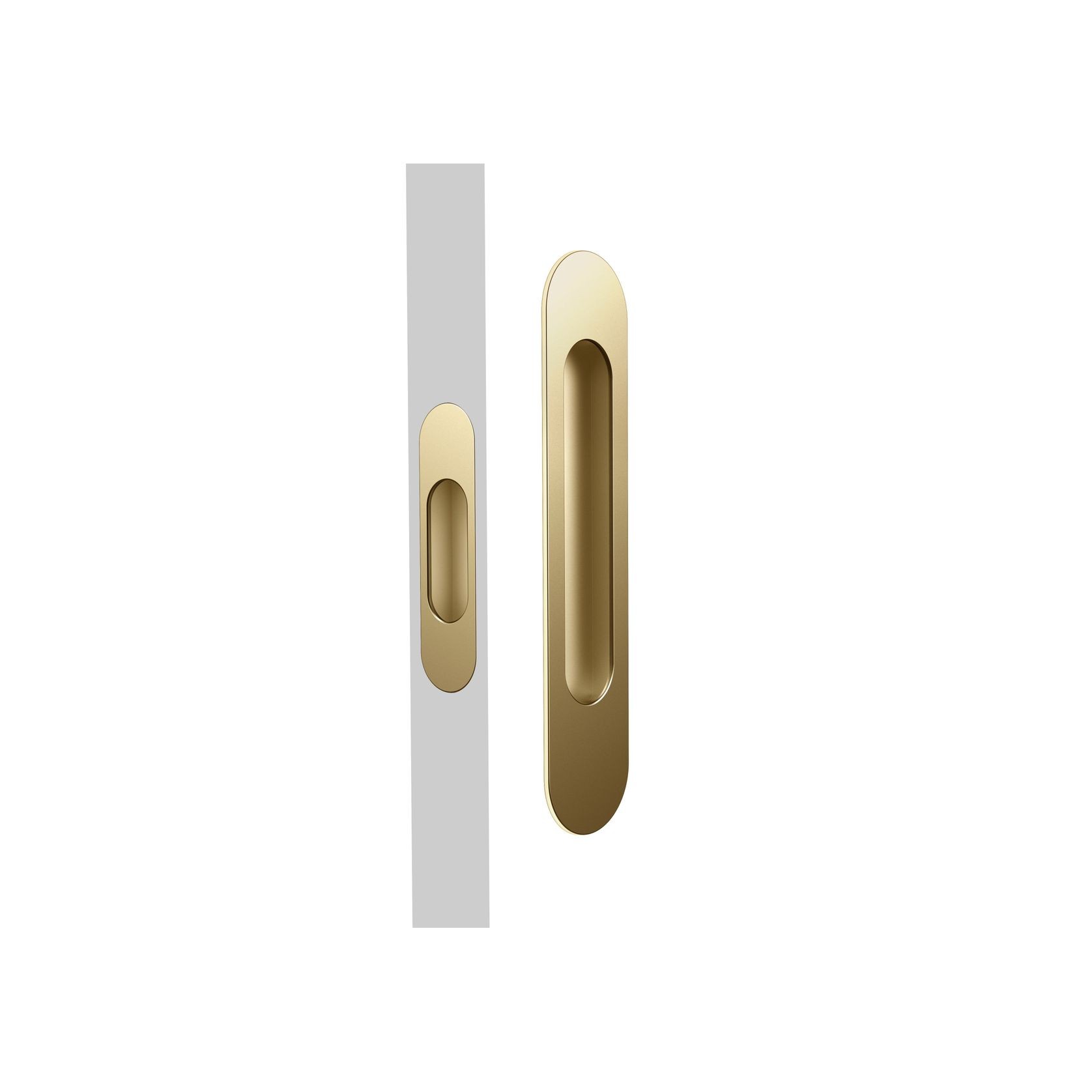 Mardeco Oval M-Series 9008 Flush Pull Set gallery detail image
