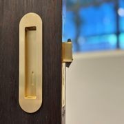 HB890 Solid Brass Soft Edge Privacy Lock Set gallery detail image