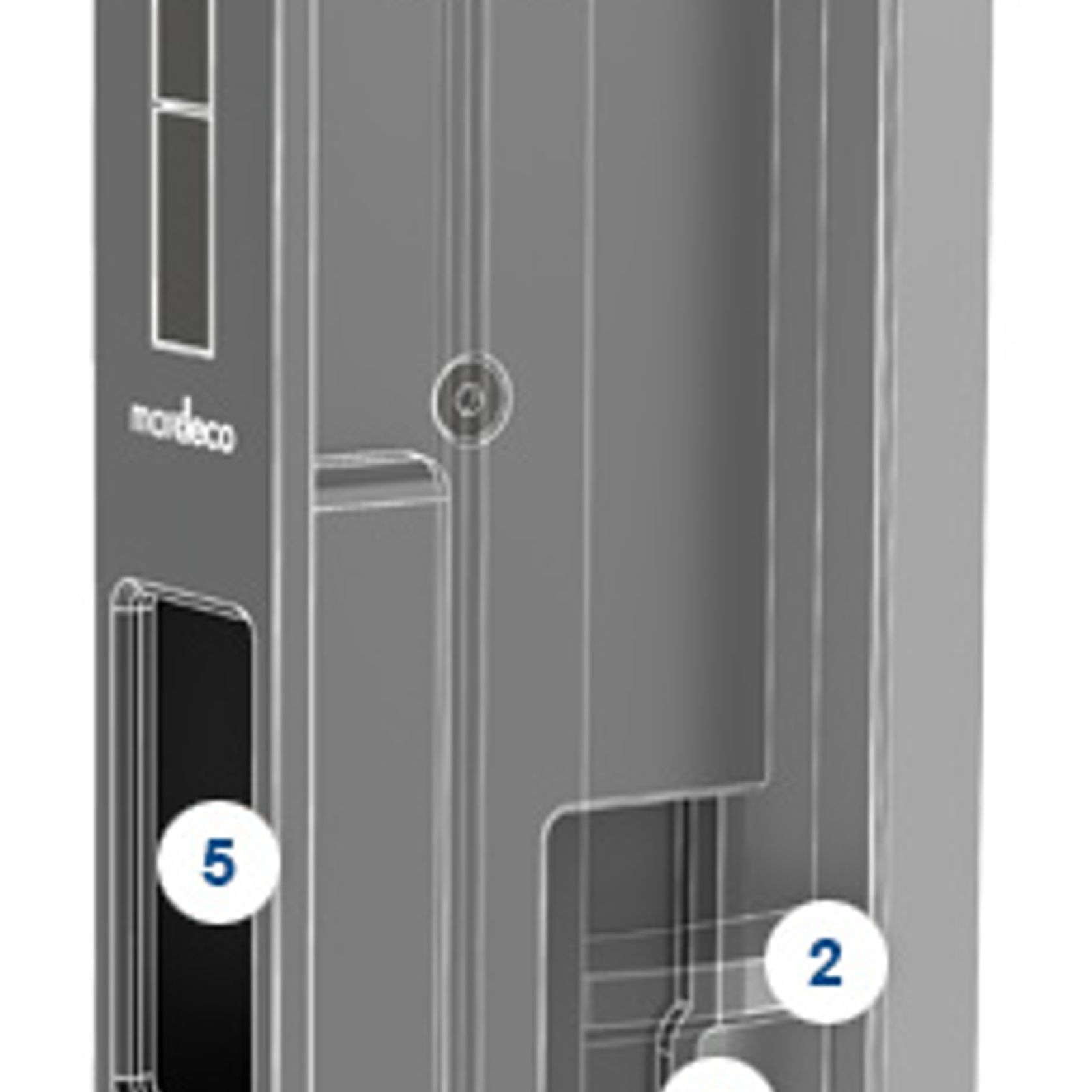 M-Series Flush Pull Privacy Set gallery detail image