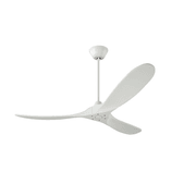 Milano Ceiling Fan Junior White With White Blade gallery detail image