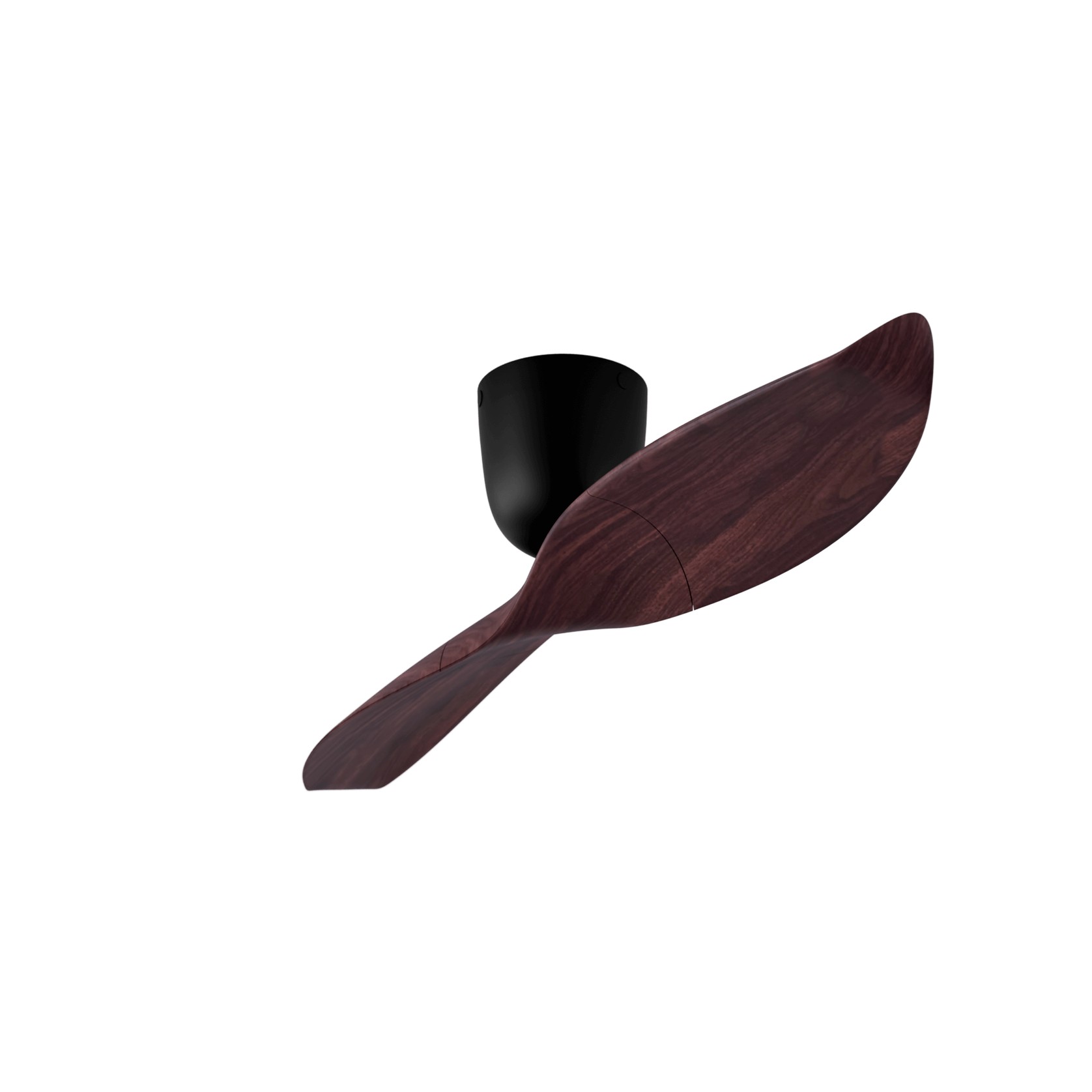 Aeratron AE2+ Ceiling Fan - Black/Dark Timber Finish gallery detail image