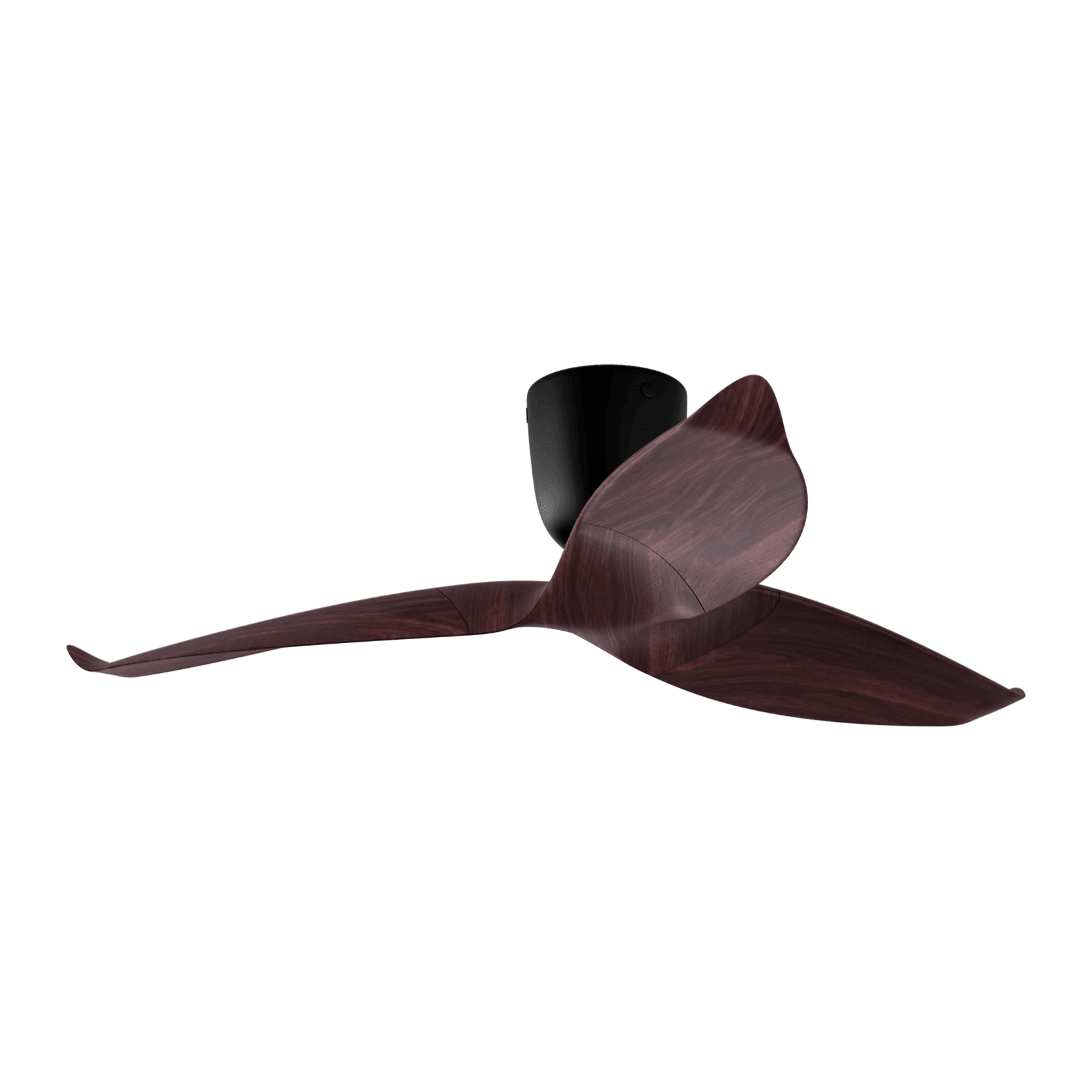 Aeratron AE3+ Ceiling Fan - Black/Dark Timber Finish gallery detail image