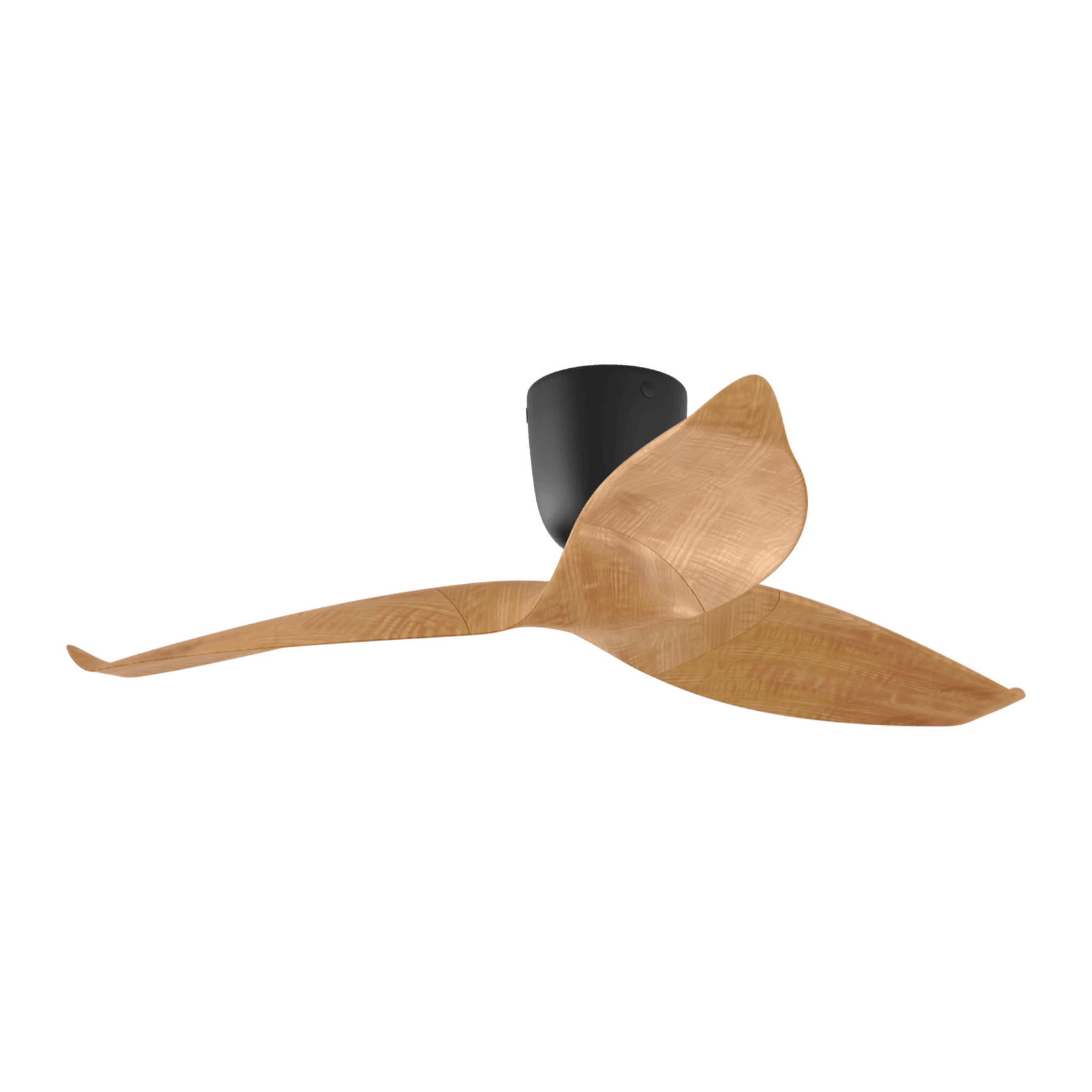 Aeratron AE3+ Ceiling Fan - Black/Light Timber Finish gallery detail image