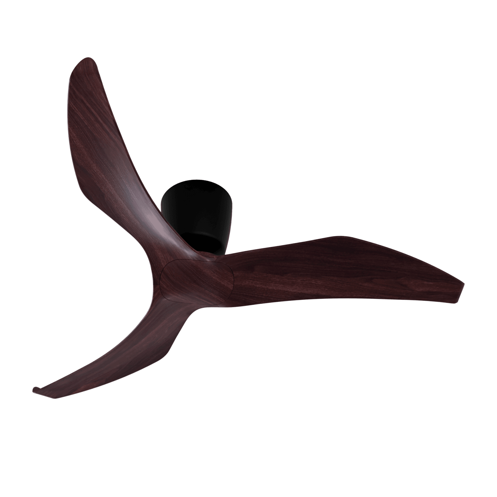 Aeratron FR Ceiling Fan - Black/Dark Timber Finish gallery detail image