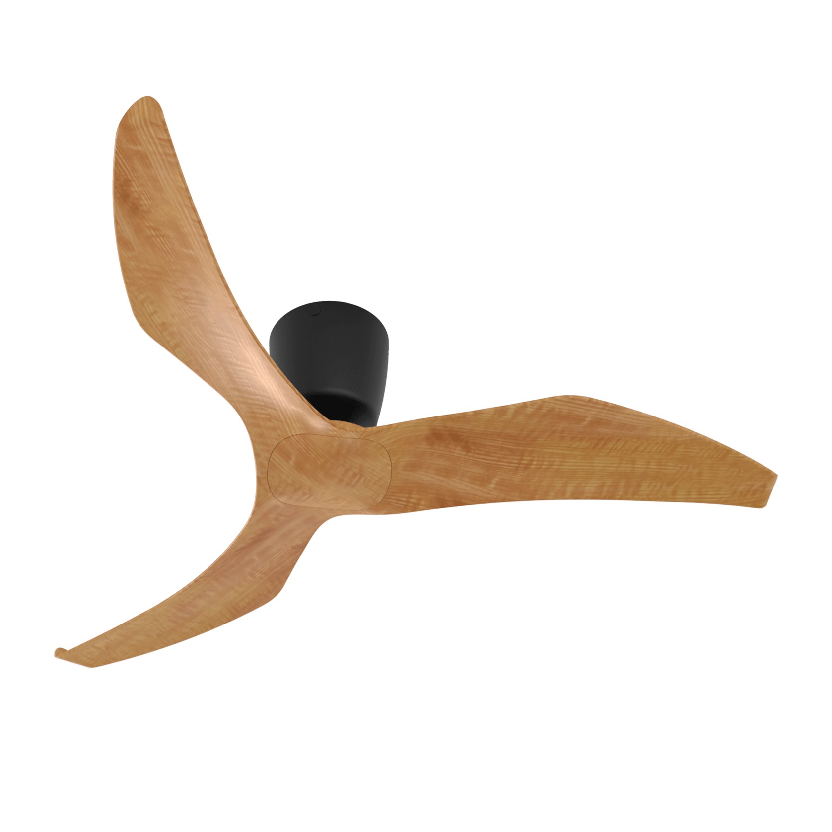 Aeratron FR Ceiling Fan - Black/Light Timber Finish gallery detail image