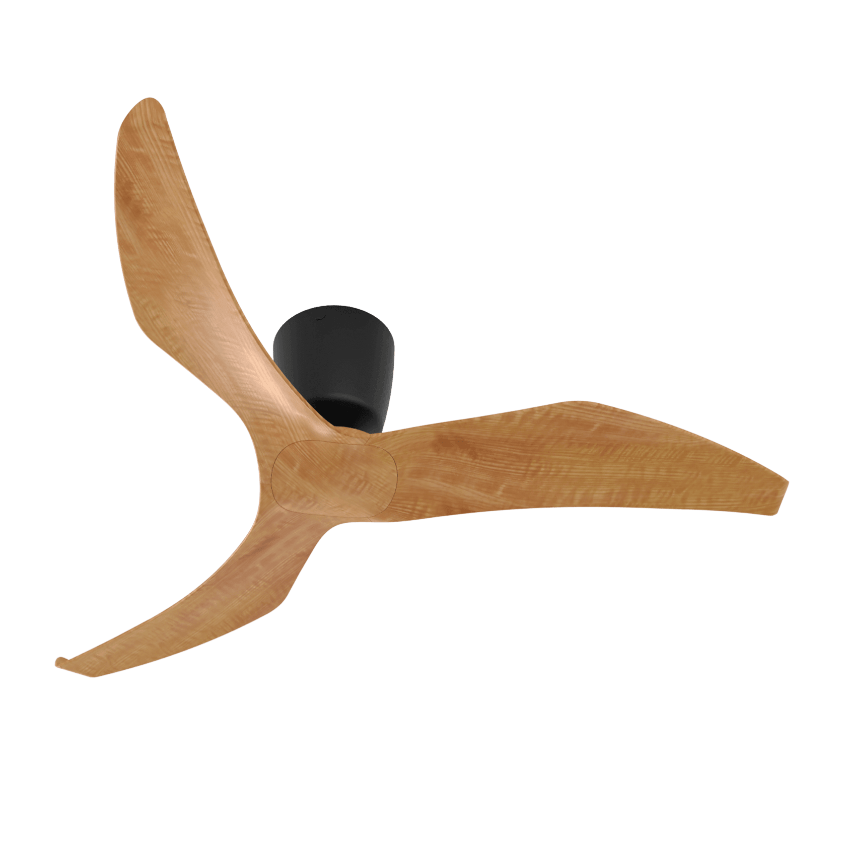 Aeratron FR Ceiling Fan - Black/Light Timber Finish gallery detail image