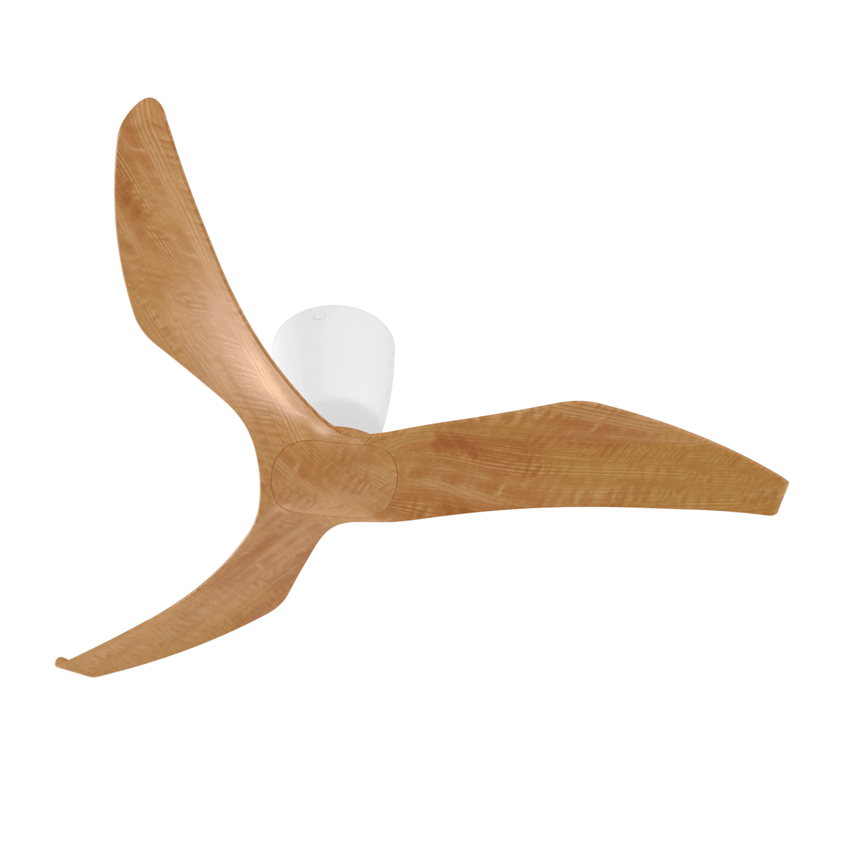 Aeratron FR Ceiling Fan - White/Light Timber Finish gallery detail image