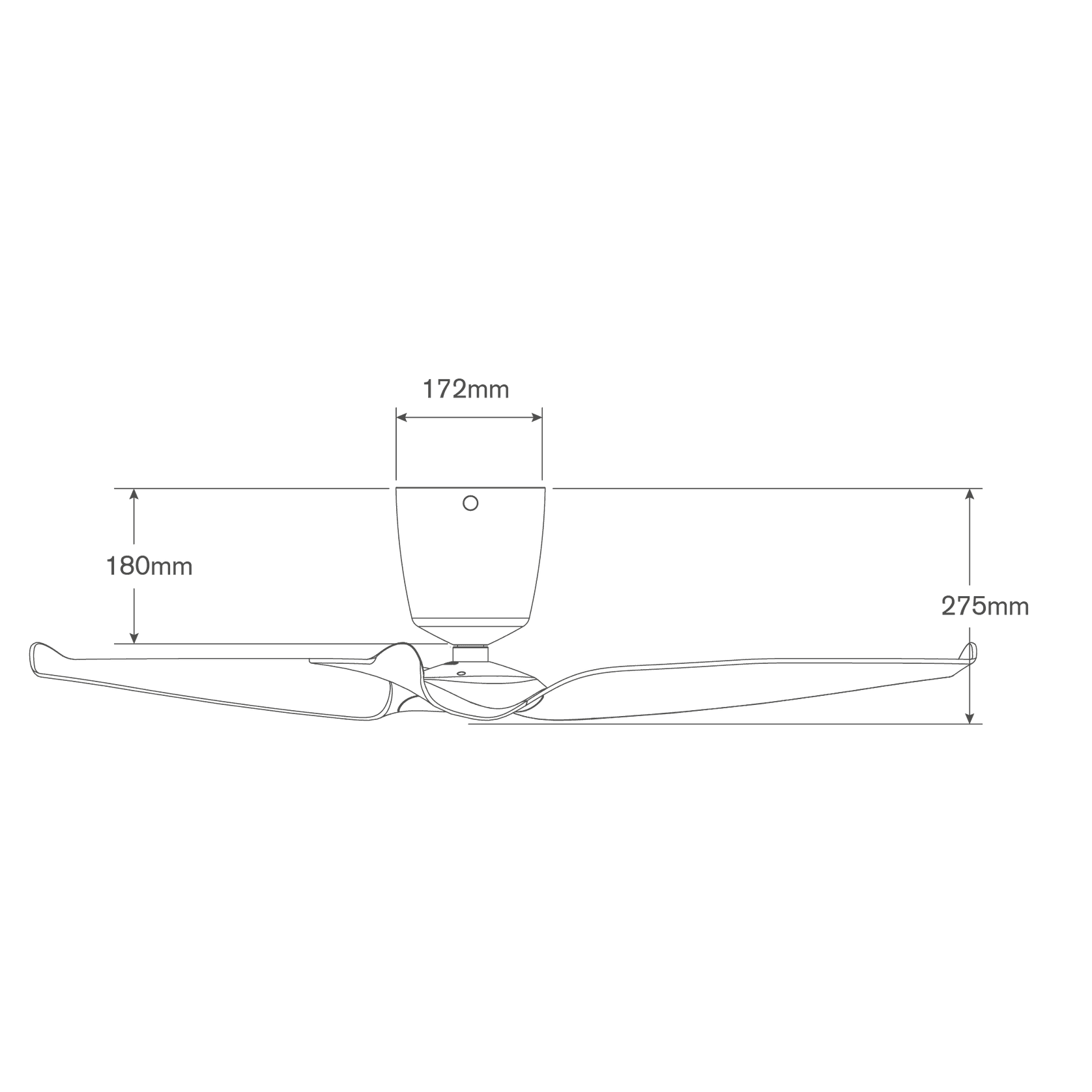 Aeratron FR Ceiling Fan - Black gallery detail image