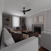 CloudFan Smart Indoor/Outdoor 3-Blade Ceiling Fan gallery detail image