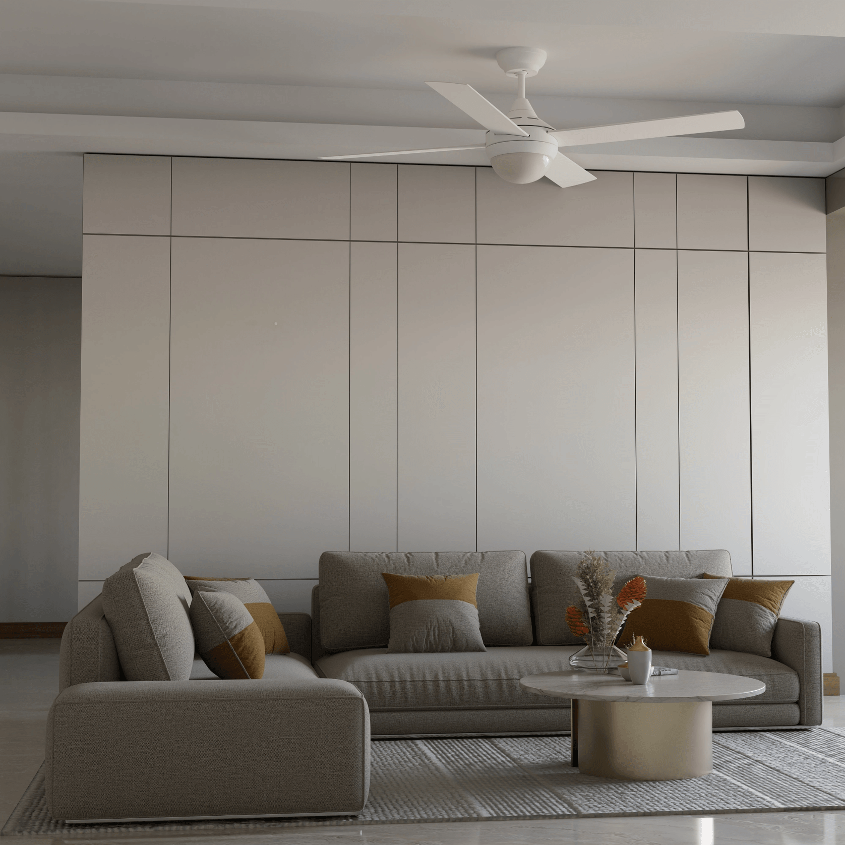 Heron 4-Blade Indoor/Outdoor Ceiling Fan gallery detail image