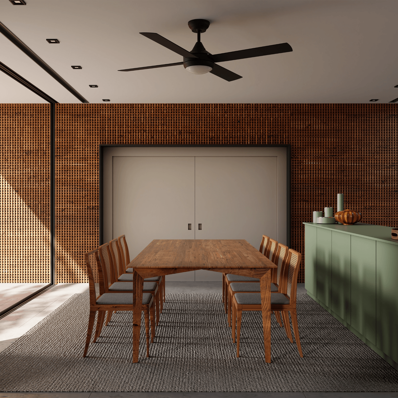 Kestrel Indoor/Outdoor 4-Blade Ceiling Fan gallery detail image