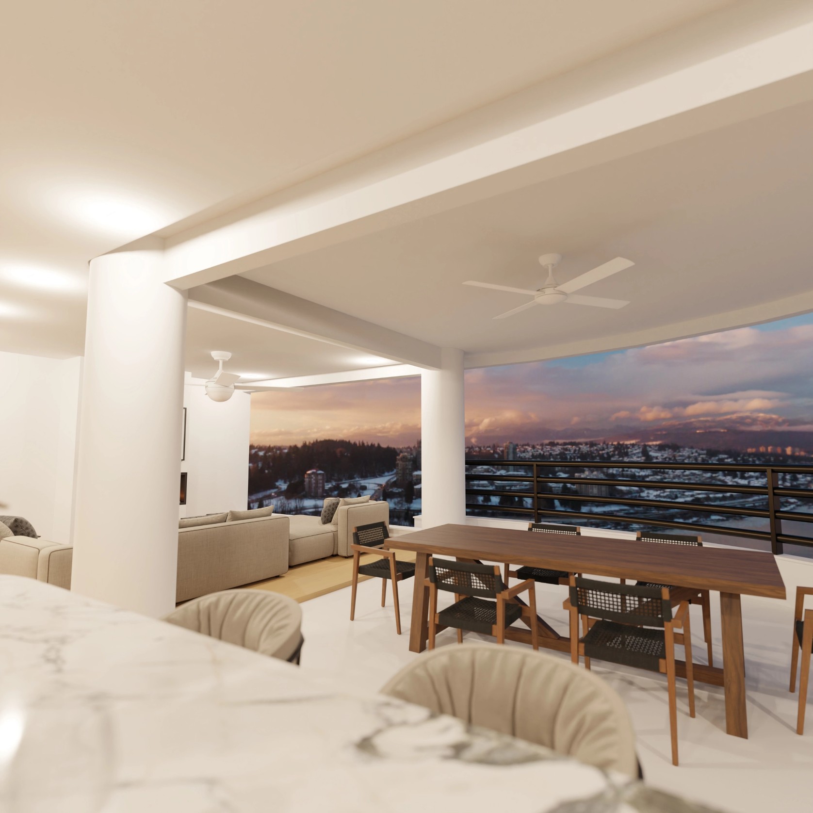 Kestrel Indoor/Outdoor 4-Blade Ceiling Fan gallery detail image