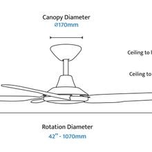 Storm 5-Blade Indoor/Outdoor Ceiling Fan gallery detail image