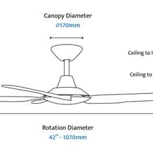 Storm 5-Blade Indoor/Outdoor Ceiling Fan gallery detail image