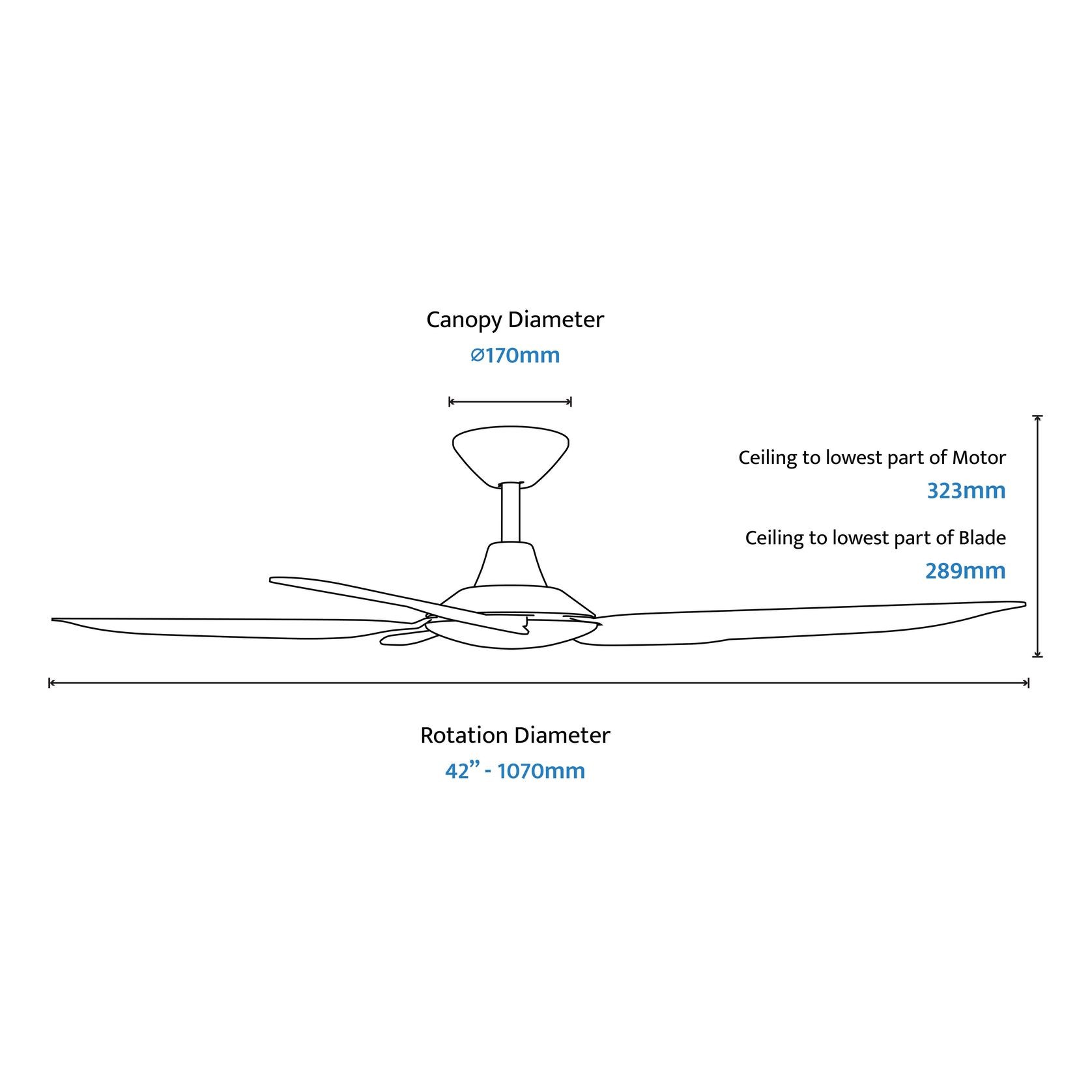 Storm 5-Blade Indoor/Outdoor Ceiling Fan gallery detail image
