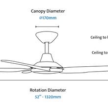 Storm 5-Blade Indoor/Outdoor Ceiling Fan gallery detail image