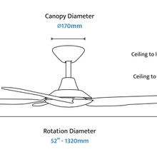 Storm 5-Blade Indoor/Outdoor Ceiling Fan gallery detail image