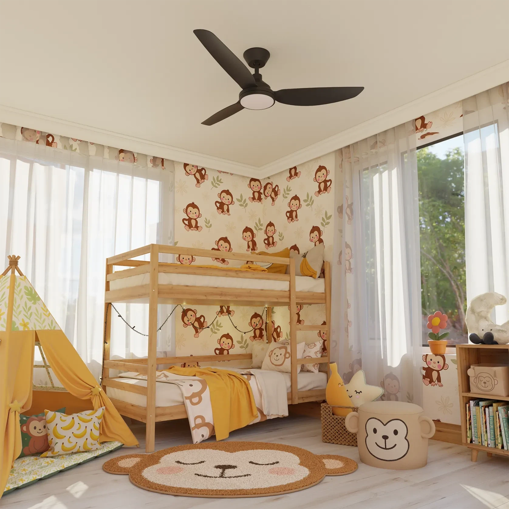 Clayfield Quick-Install 3-Blade Ceiling Fan gallery detail image