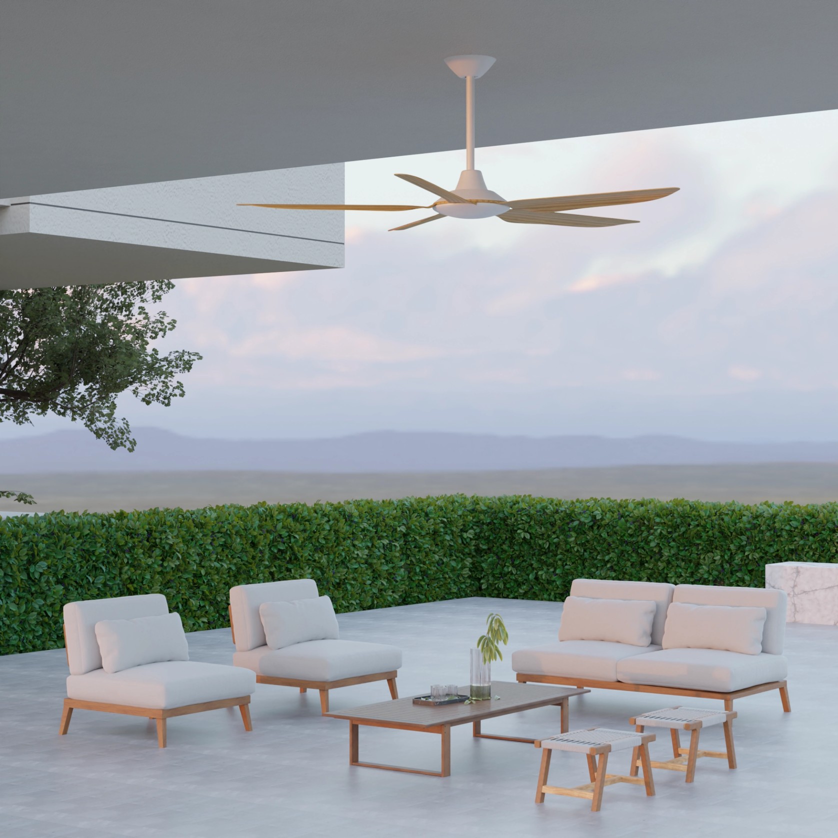 Storm 5-Blade Indoor/Outdoor Ceiling Fan gallery detail image