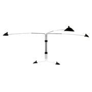 Applique 5 Bras Pivotants Wall Lamp by Serge Mouille gallery detail image