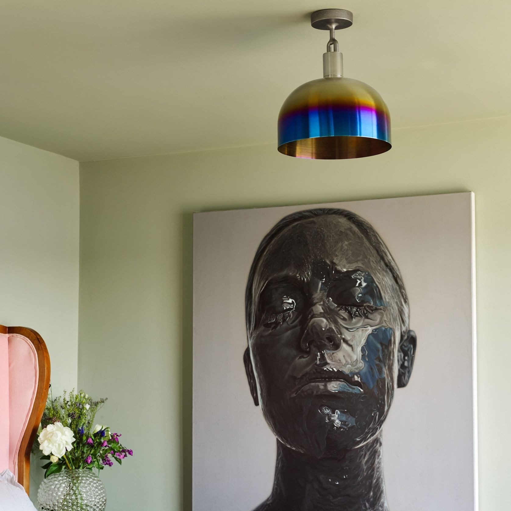 Shade Forked Ceiling Light gallery detail image