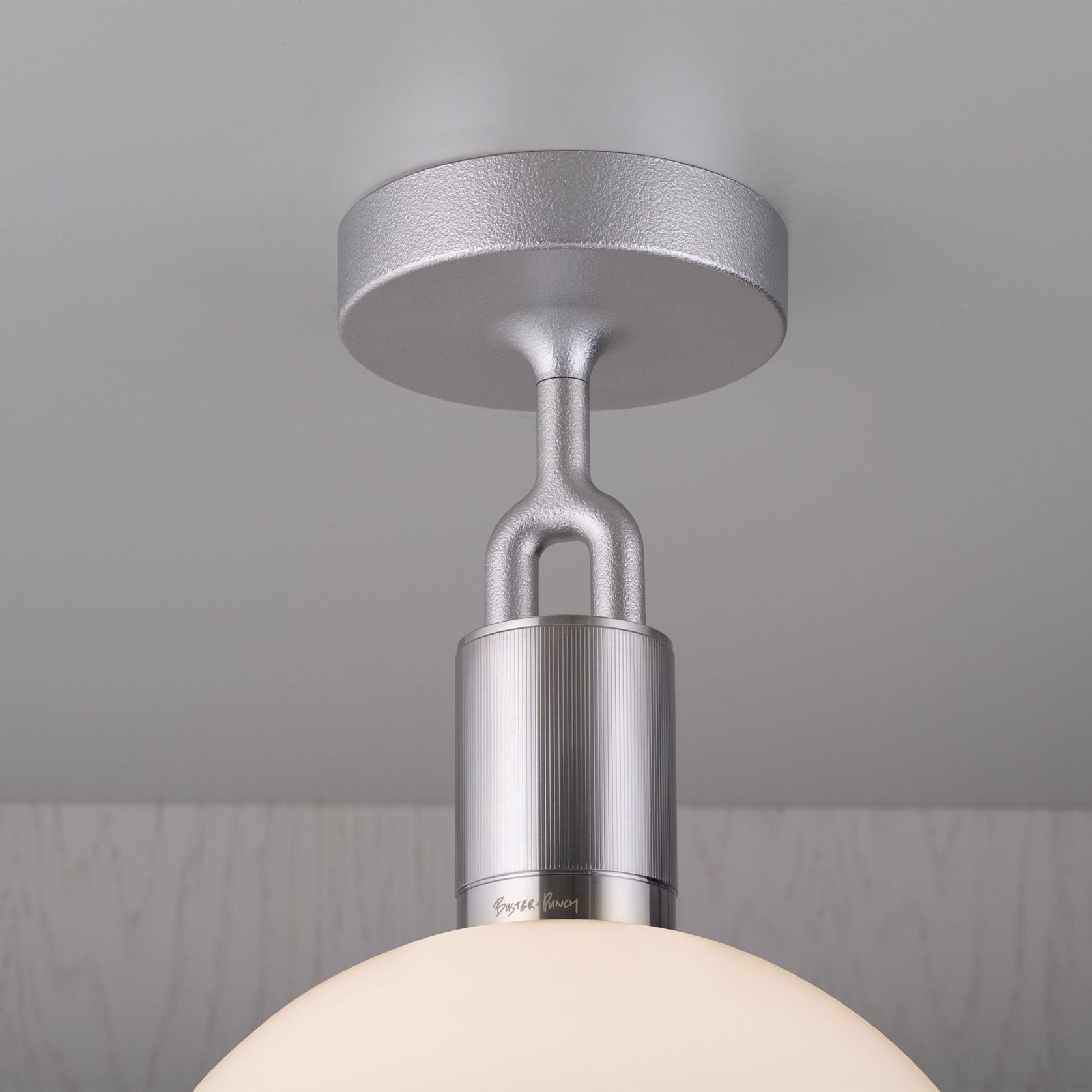 Forked Globe Ceiling Light | Opal gallery detail image