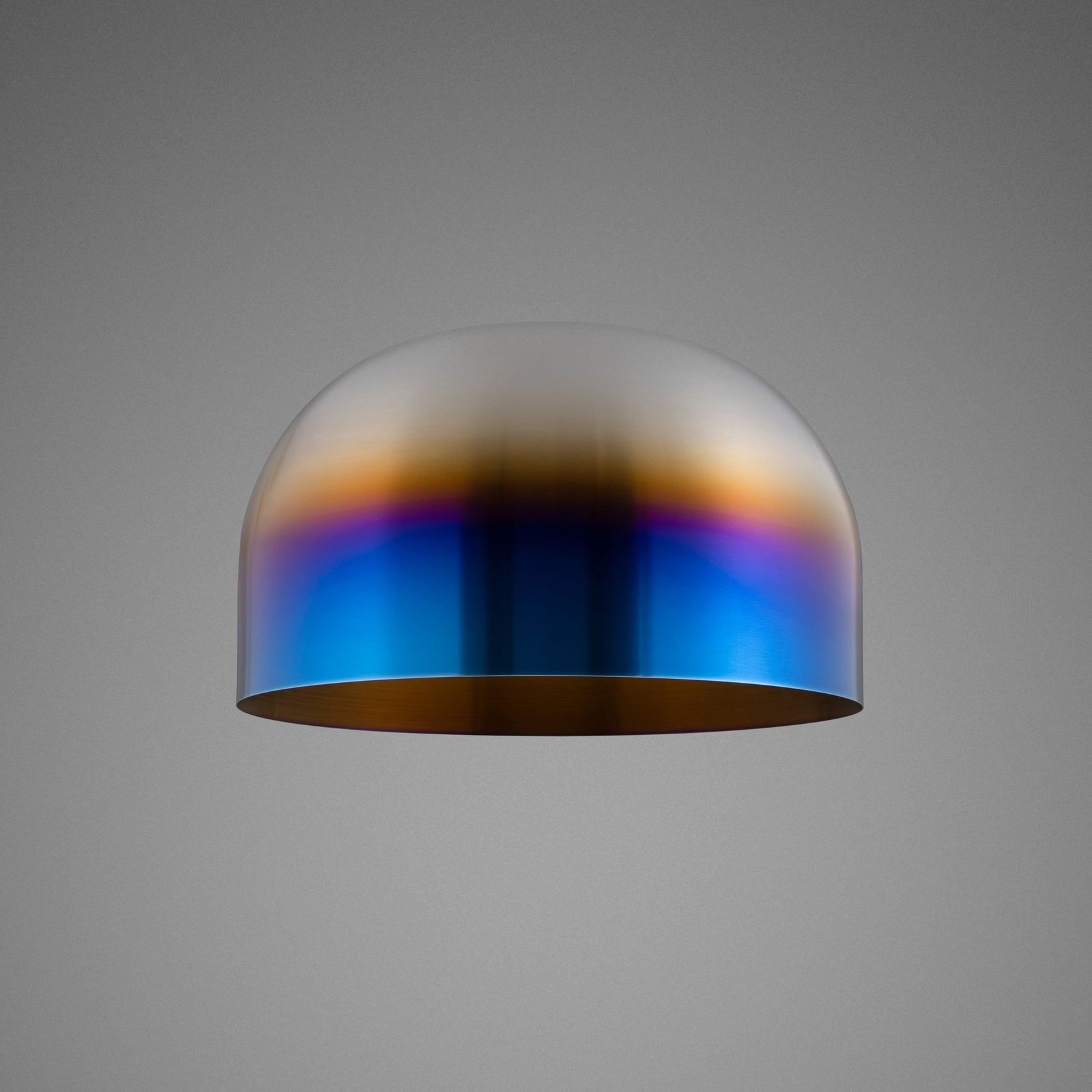 Shade Forked Globe Ceiling Light | Smoked gallery detail image