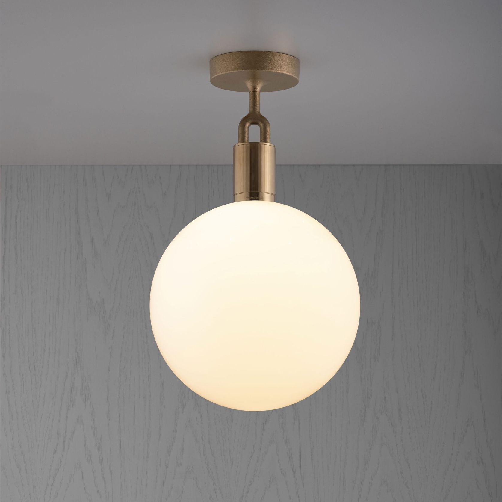 Forked Globe Ceiling Light | Opal gallery detail image