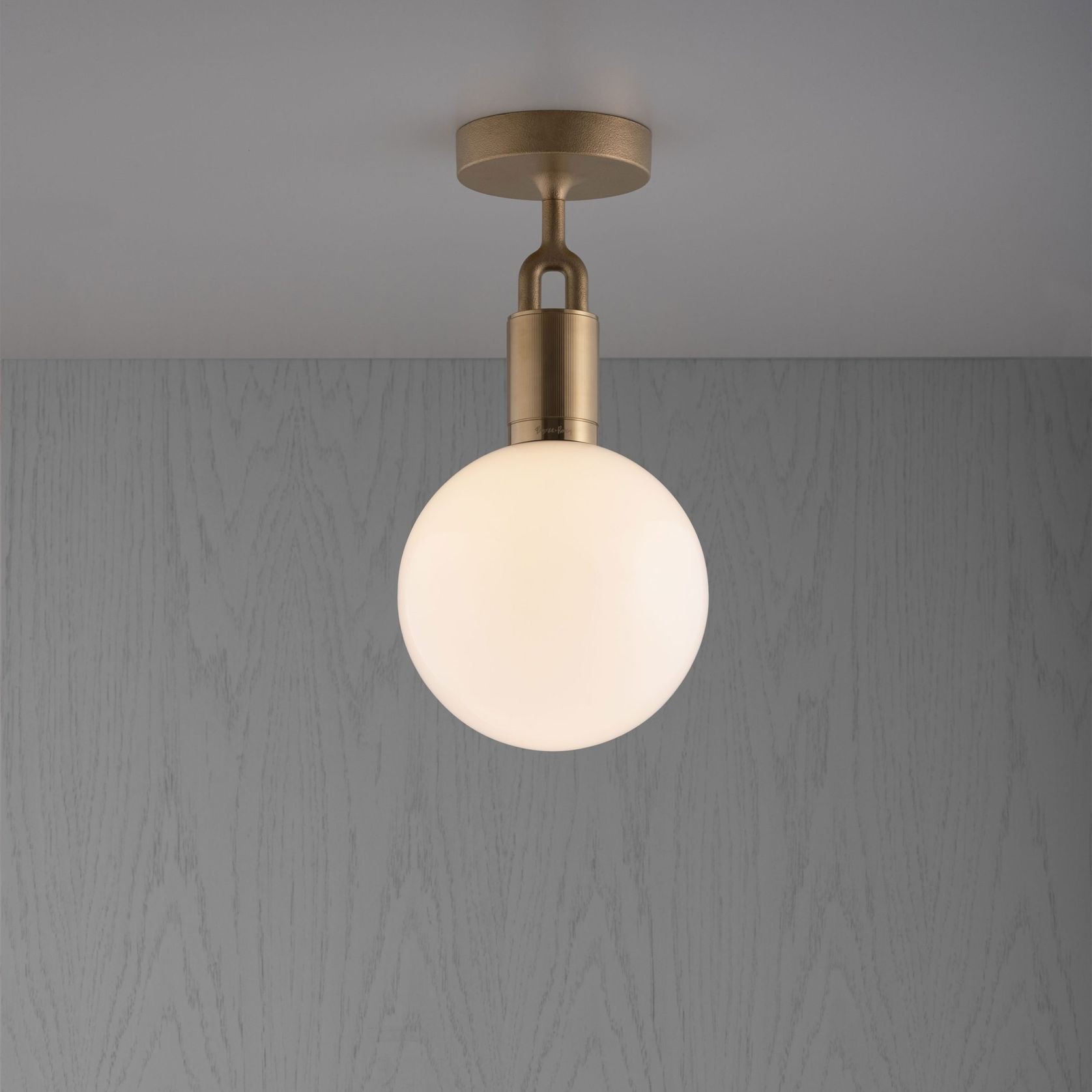Forked Globe Ceiling Light | Opal gallery detail image