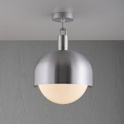 Forked Globe Ceiling Light - Shade/Opal gallery detail image