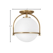 Hinkley Somerset 1L Semi-Flush Mount gallery detail image