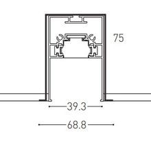 Single Circuit Recessed Magnetic Track gallery detail image