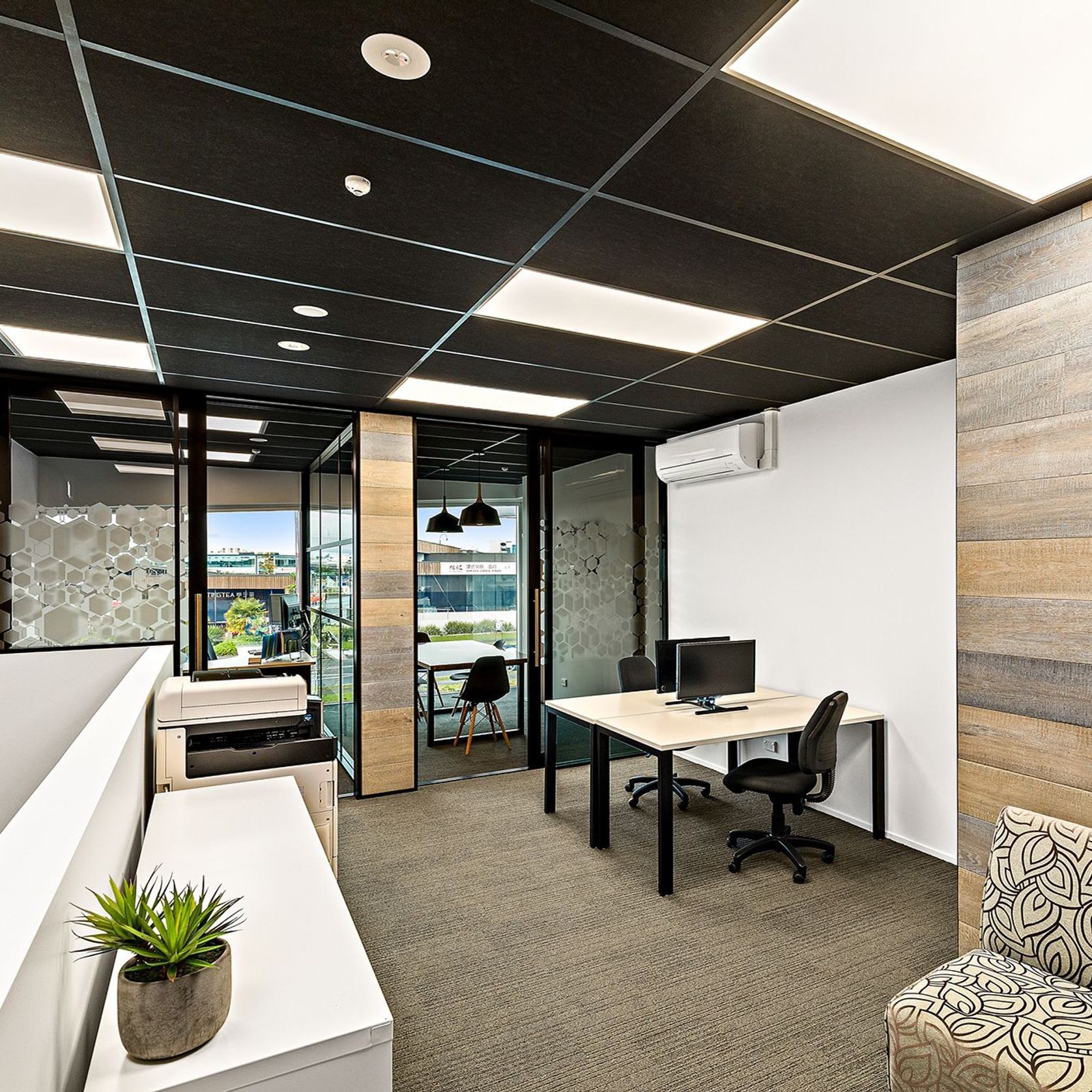 AMF Thermatex Thermofon Black Ceiling Tile gallery detail image