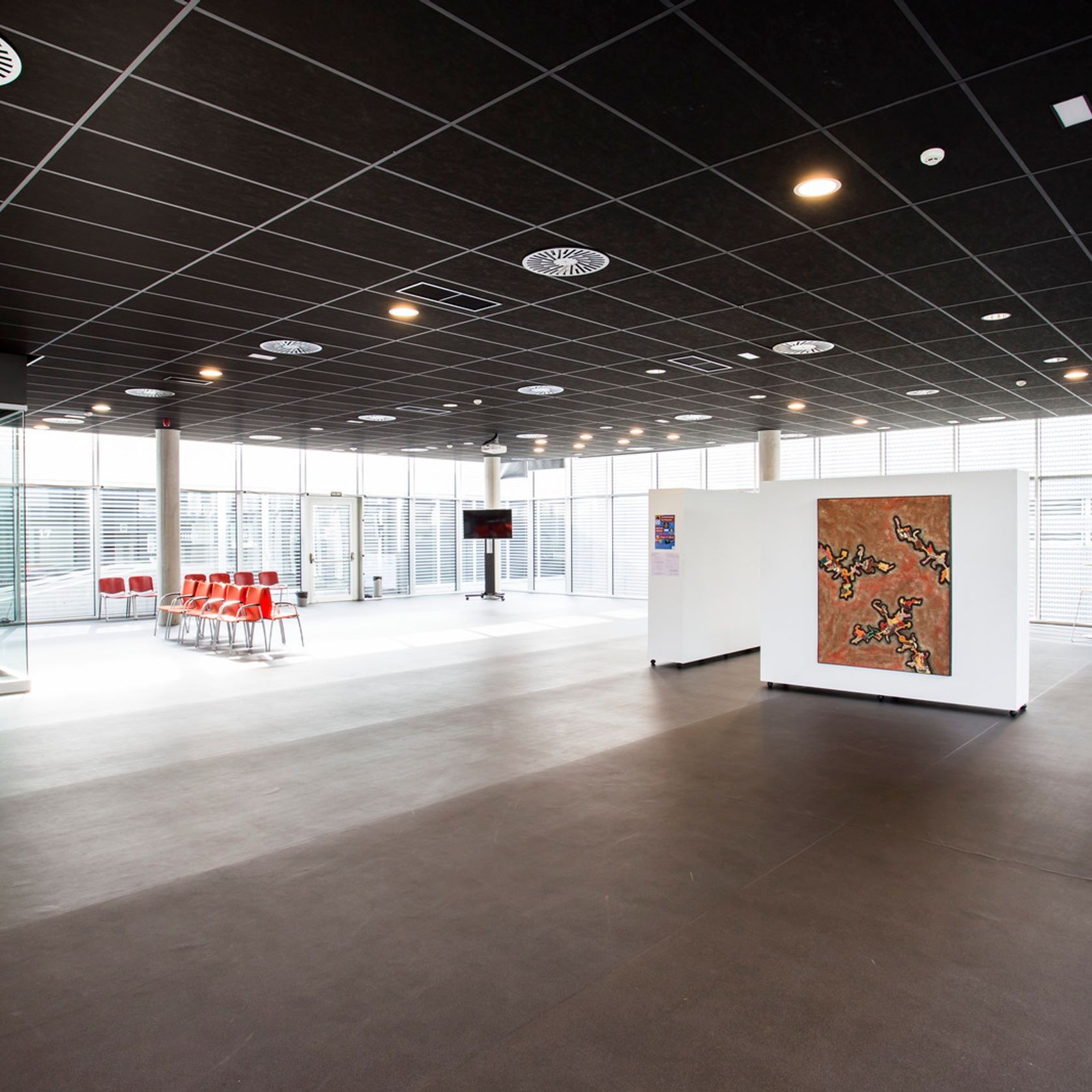 Ecophon Sombra™ A Black Acoustic Ceiling Tile gallery detail image