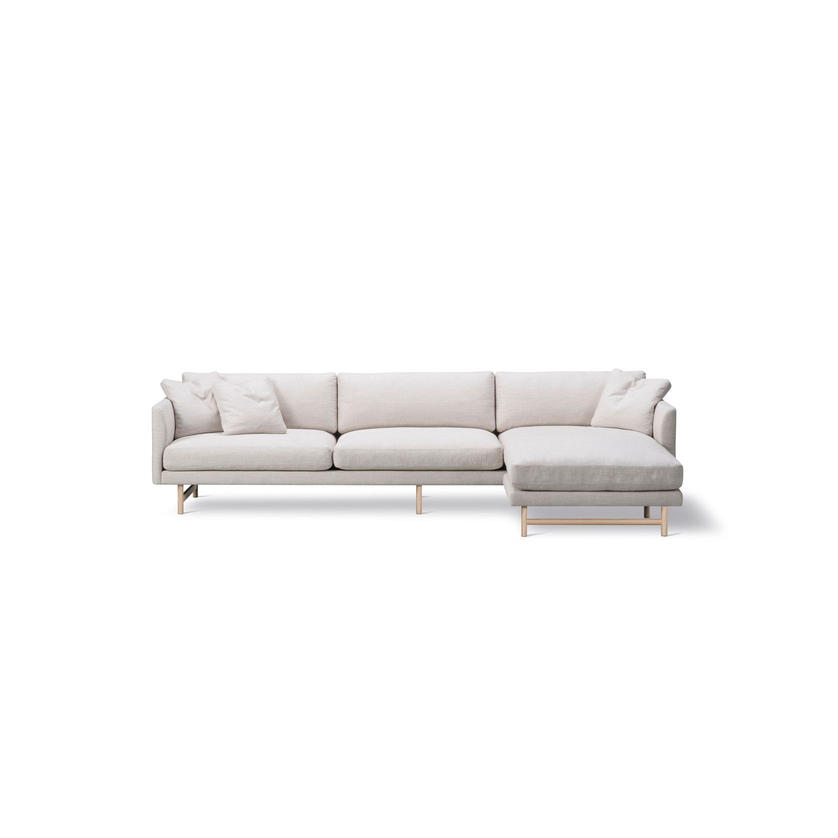 Calmo 3-seater Chaise 95 Wood by Fredericia gallery detail image