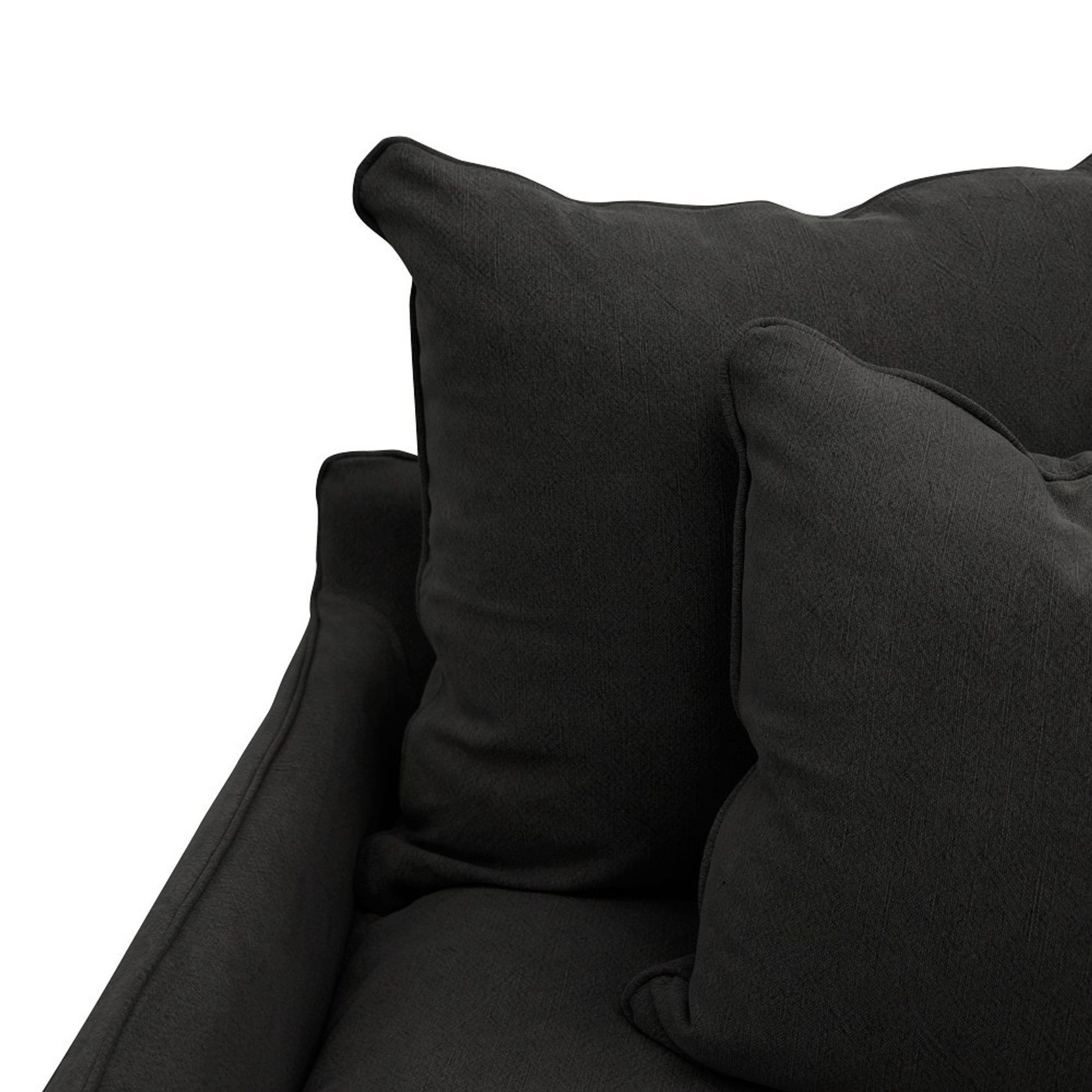 Lotus Slipcover 2.5 Modular Sofa + LH Chaise - Carbon gallery detail image