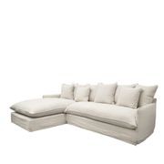 Lotus Slipcover 2.5 Modular Sofa + LH Chaise - Oatmeal gallery detail image