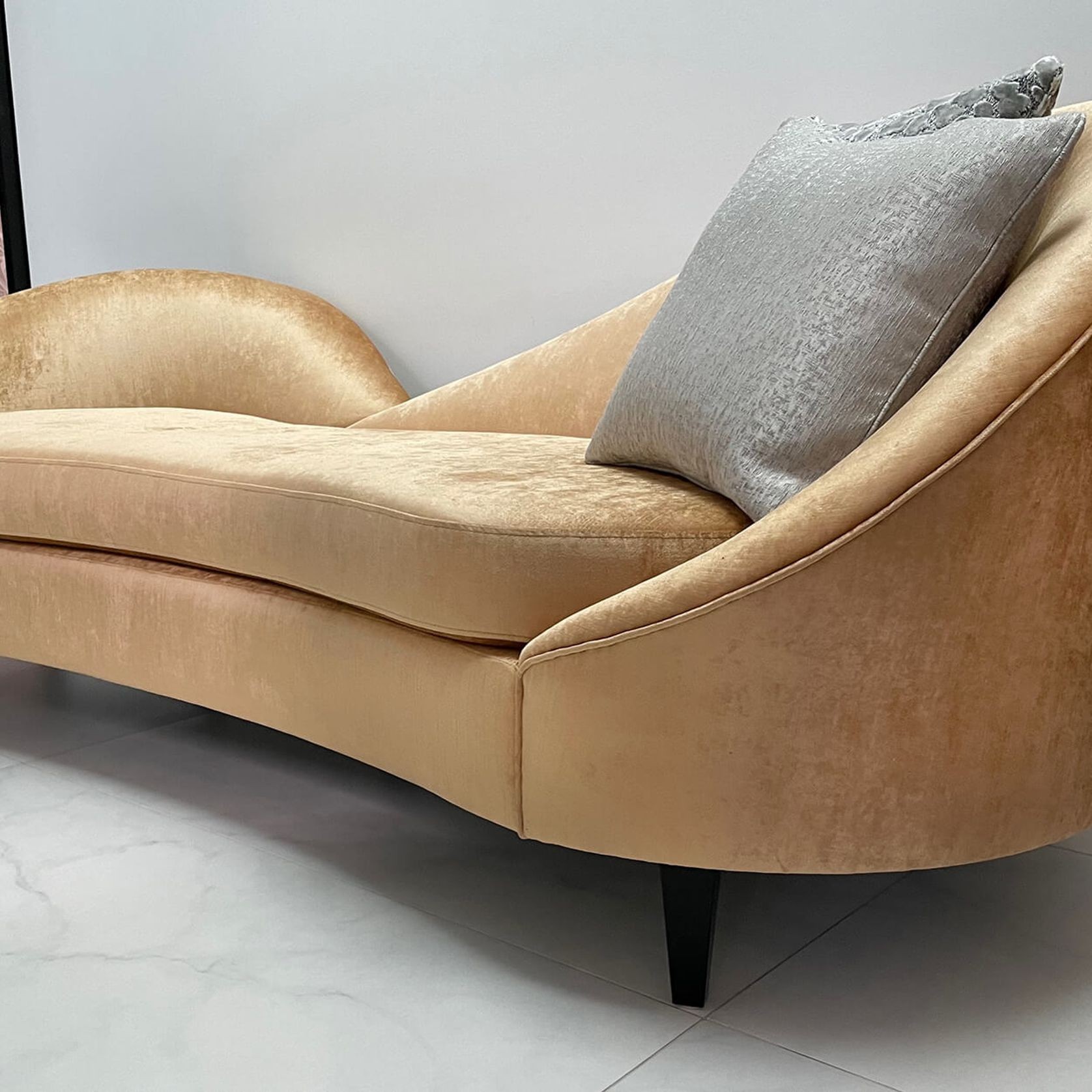Mid Century Modern Chaise Lounge gallery detail image