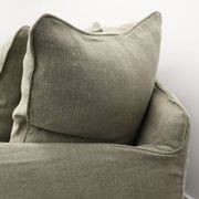 Lotus Slipcover 2.5 Modular Sofa + RH Chaise - Khaki gallery detail image