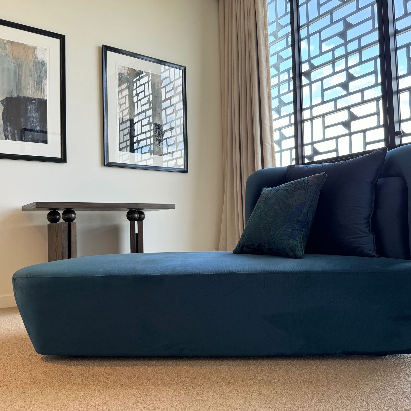 Mid Century Modern Chaise Lounge gallery detail image