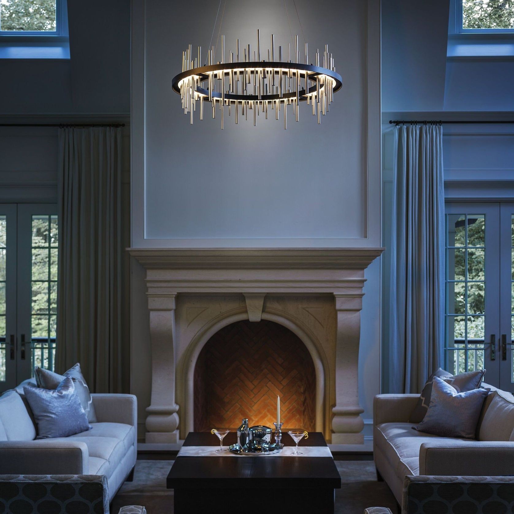 Cityscape Circular Chandelier gallery detail image