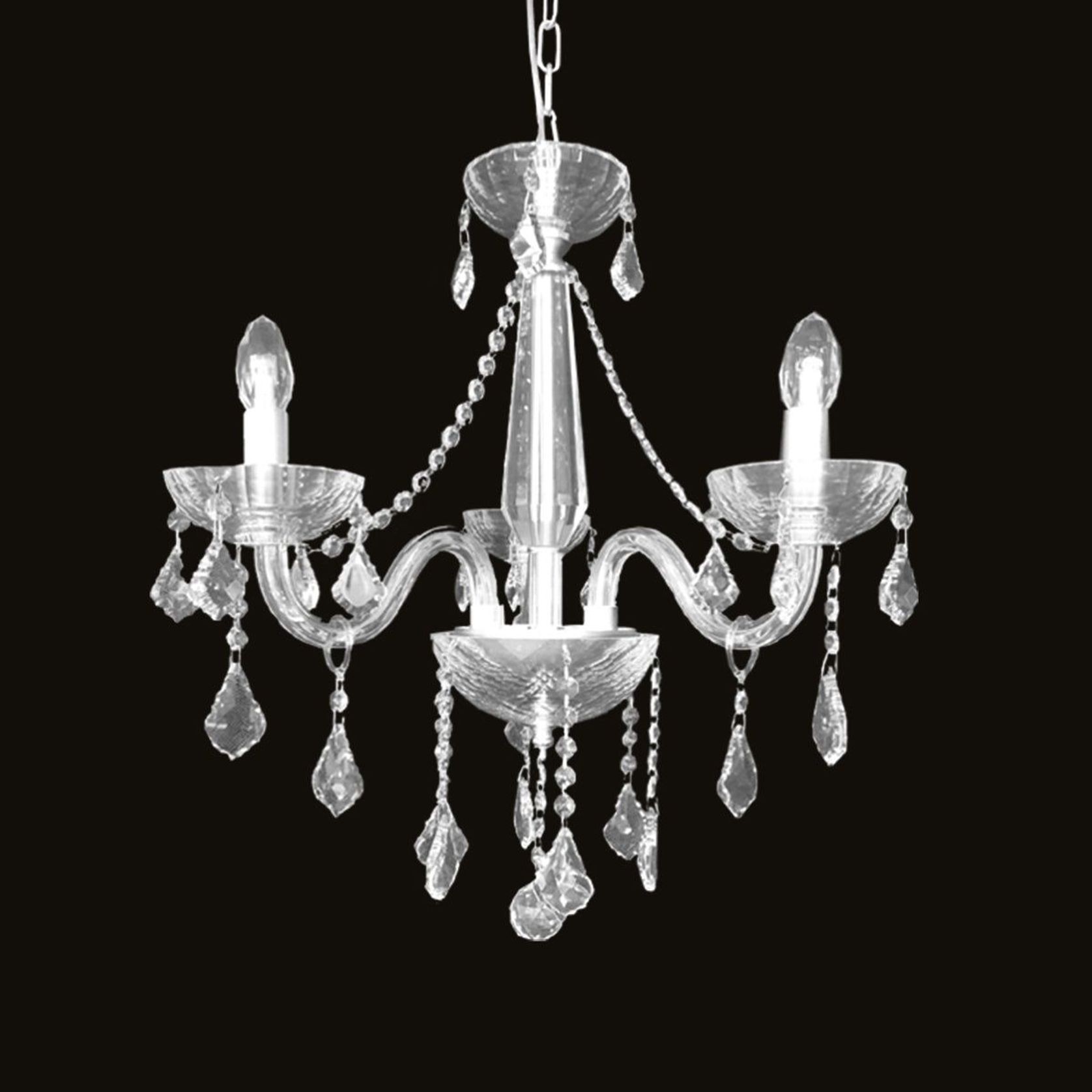 Magda 3 Light Chandelier gallery detail image