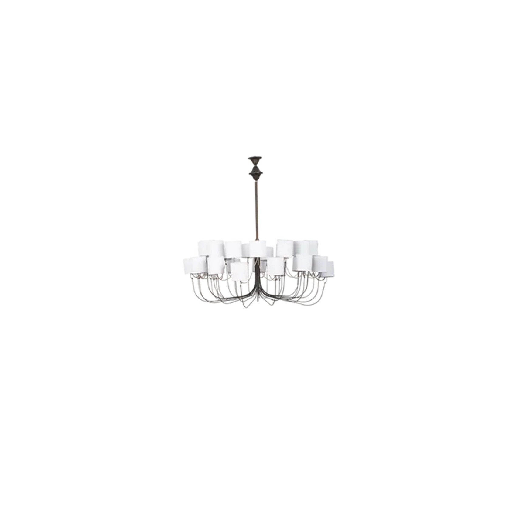 Lustre Blanc Chandelier gallery detail image