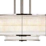 Allen Large Tiered Chandelier – Nickel gallery detail image