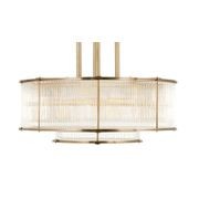 Allen Large Tiered Chandelier – Brass gallery detail image