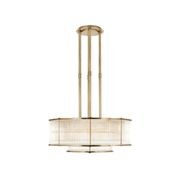 Allen Large Tiered Chandelier – Brass gallery detail image