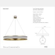 Chapman & Myers Connery 40" Ring Chandelier gallery detail image