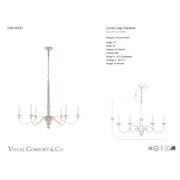 Visual Comfort Country Large Chandelier gallery detail image