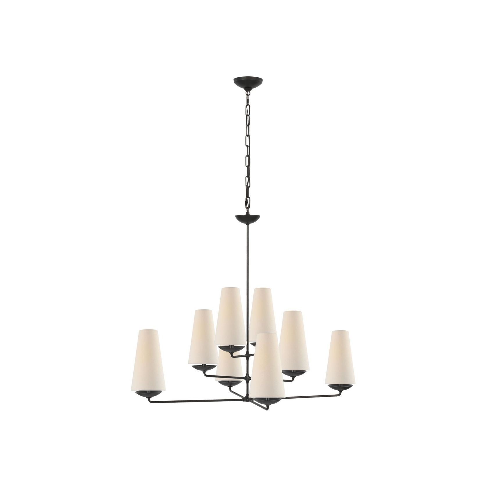 Visual Comfort AERIN Fontaine Large Offset Chandelier gallery detail image